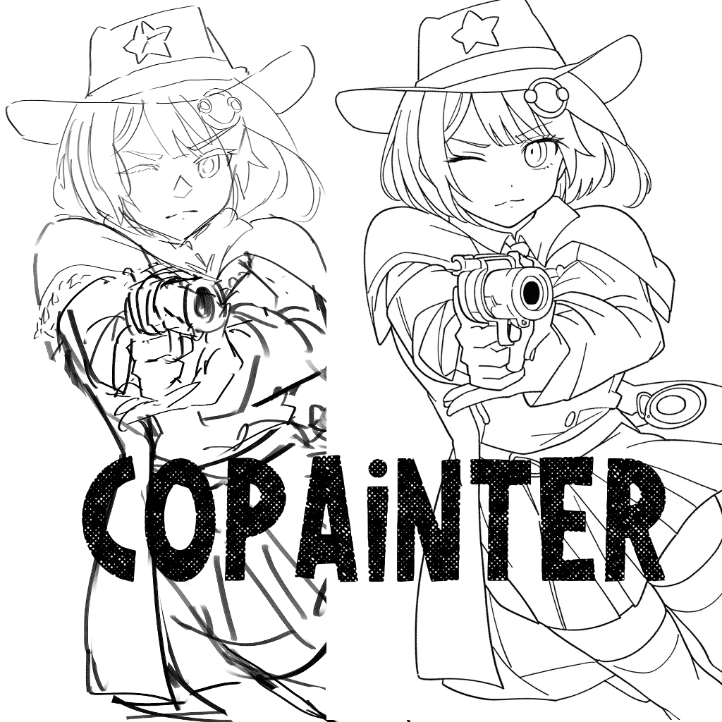 🤖 copainter- a new Ai lineart and colouring tool